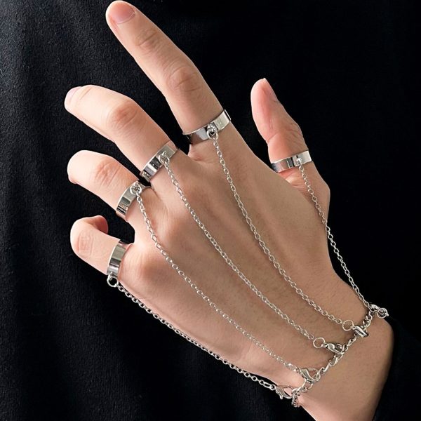 Hand Chain Bracelet Unisex Punk Style Hand Chain