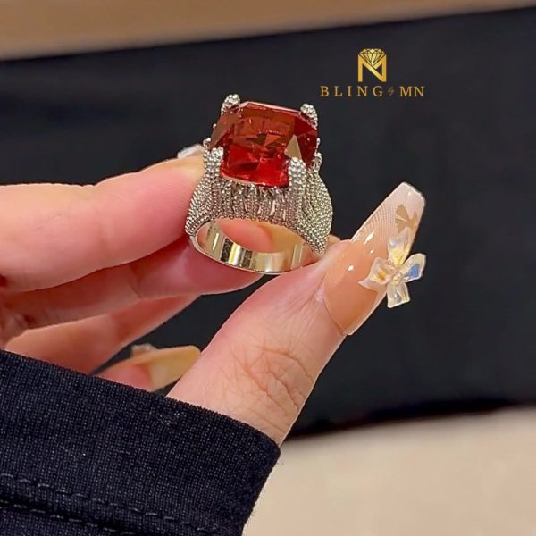 Ruby Red Style zircon Ring